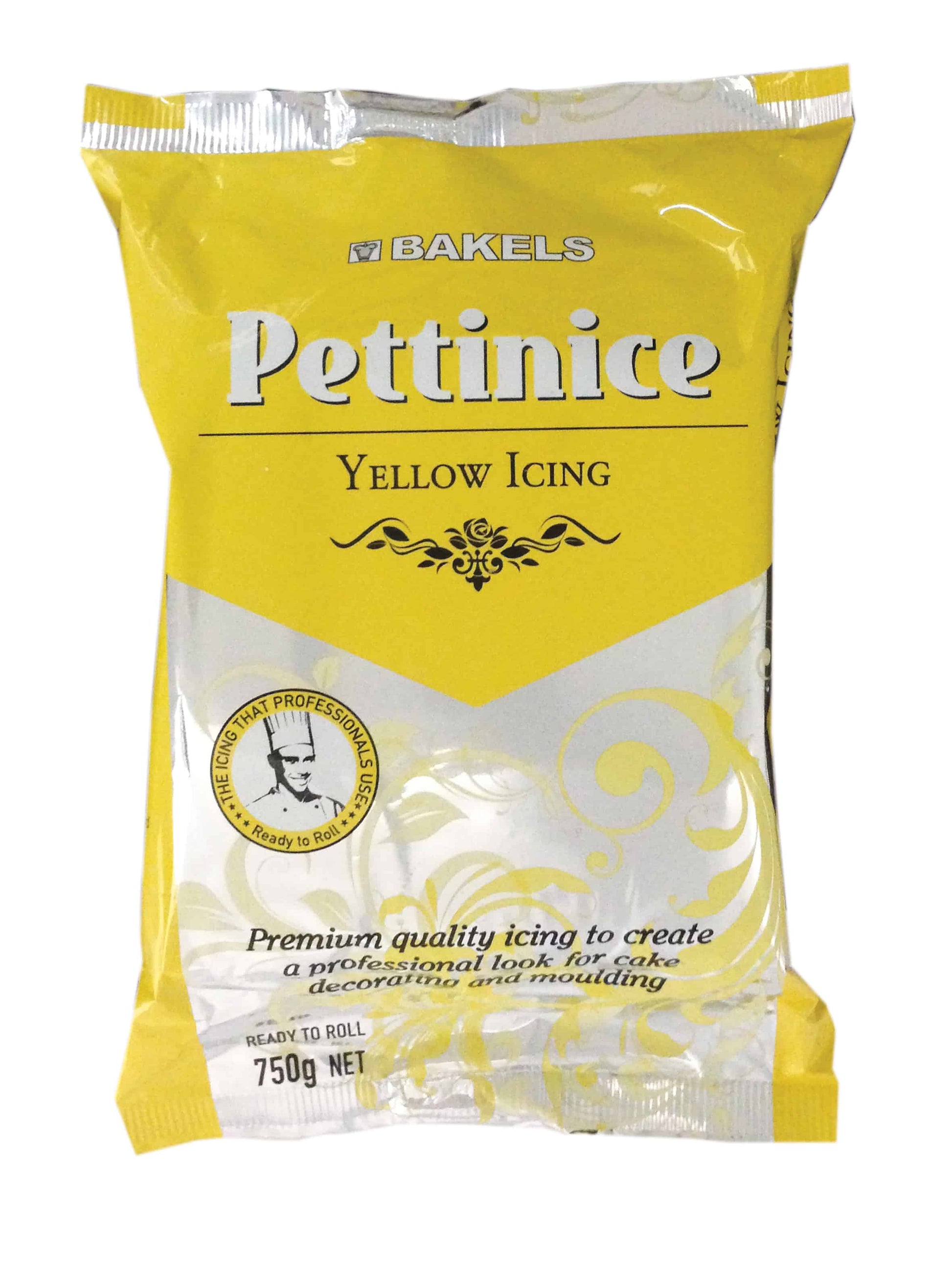 750g bag of Bakels ready to roll yellow fondant icing