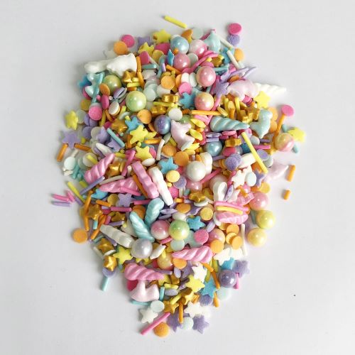 Colour Unicorn Sprinkle Mix 80g | Edible Unicorns Cake Decoration