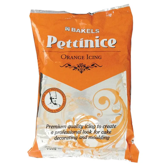 750g bag of Bakels ready to roll orange icing