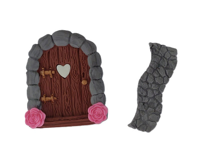 Fairy garden door and path edible icing decoration by Cake Candy NZ