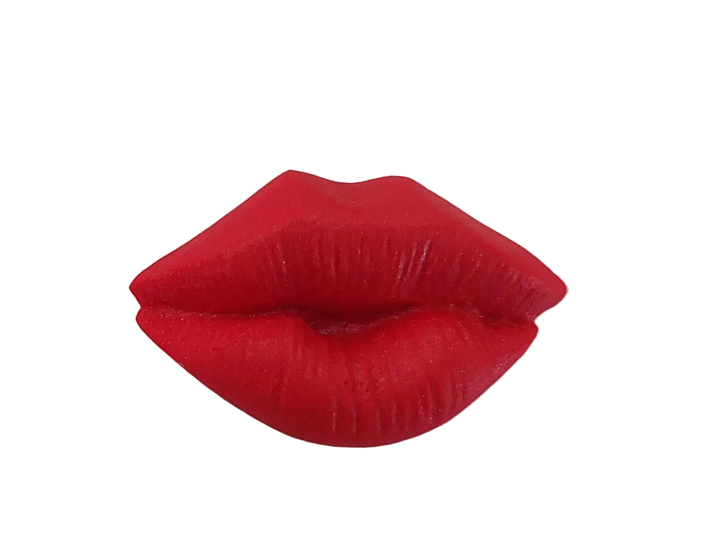 Red lips, edible fondant icing decorations by Cake Candy NZ
