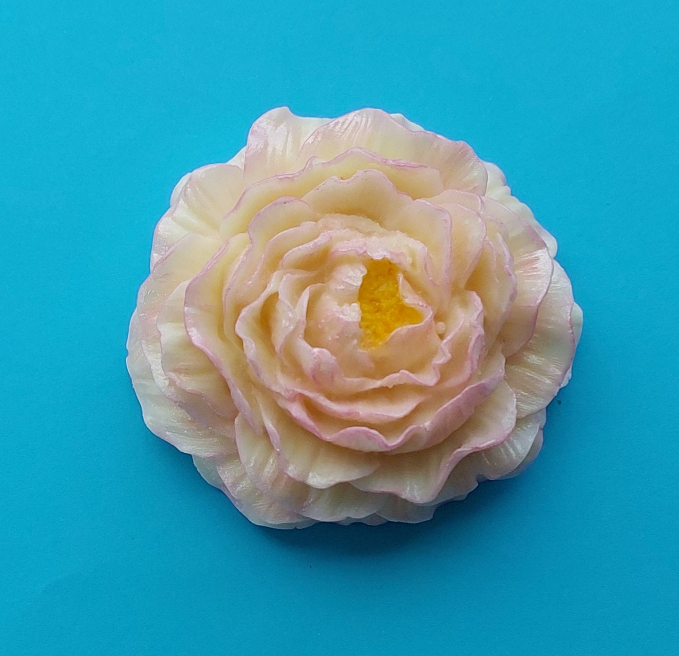 6cm peony flower, edible chocolate decoration by Cake Candy NZ