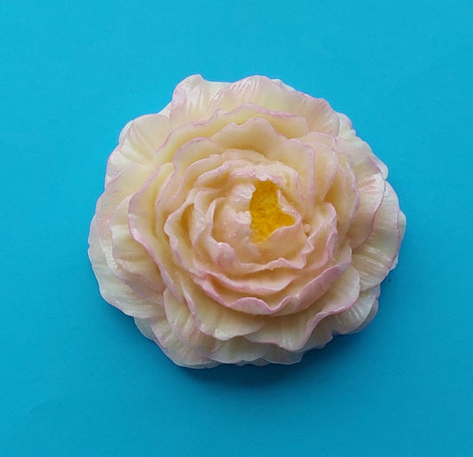 6cm peony flower, edible chocolate decoration by Cake Candy NZ