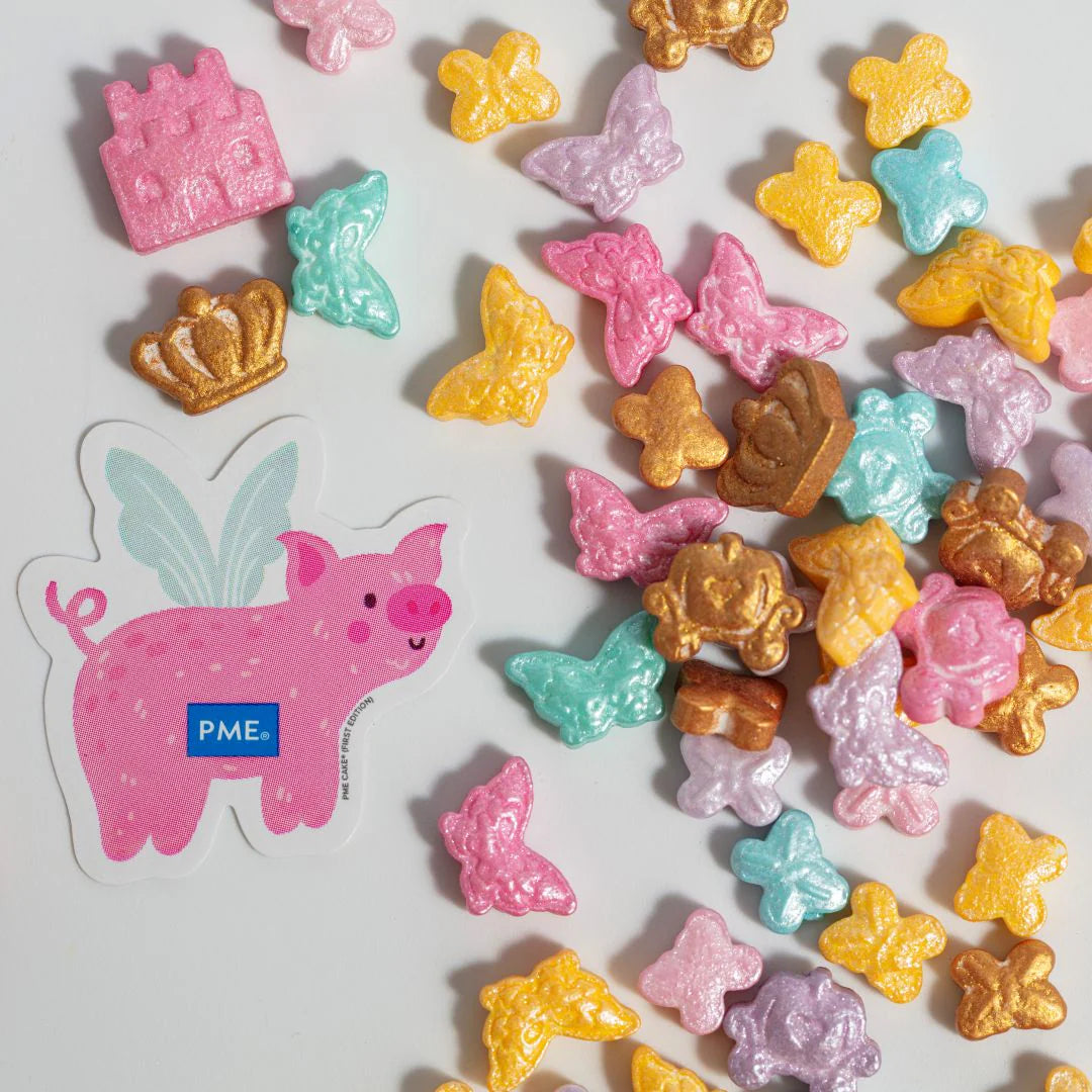 PME Fairy Princess Sprinkle Charms 25g | Edible Cake Decorations